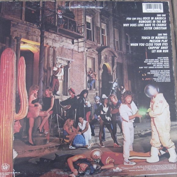 Night Ranger Midnight Madness Classic Rock Album 1983 Vinyl Record - Picture 2 of 6